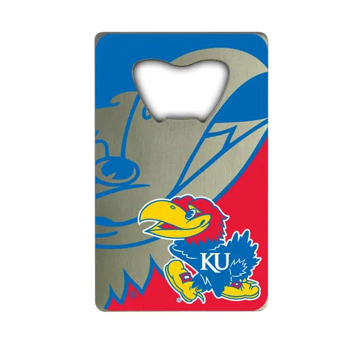 Fan Mats Kansas Jayhawks Credit Card Bottle Opener