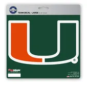 Fan Mats Miami Hurricanes Large Decal Sticker