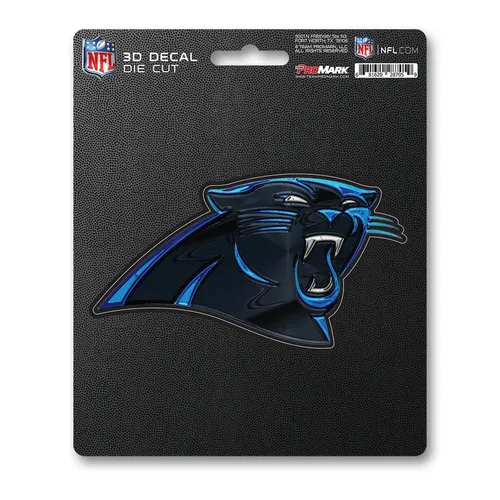 Fan Mats Carolina Panthers 3D Decal Sticker