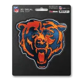 Fan Mats Chicago Bears 3D Decal Sticker