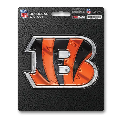 Fan Mats Cincinnati Bengals 3D Decal Sticker