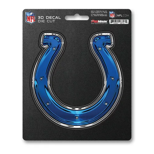 Fan Mats Indianapolis Colts 3D Decal Sticker