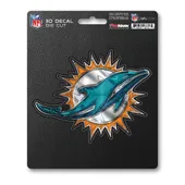 Fan Mats Miami Dolphins 3D Decal Sticker