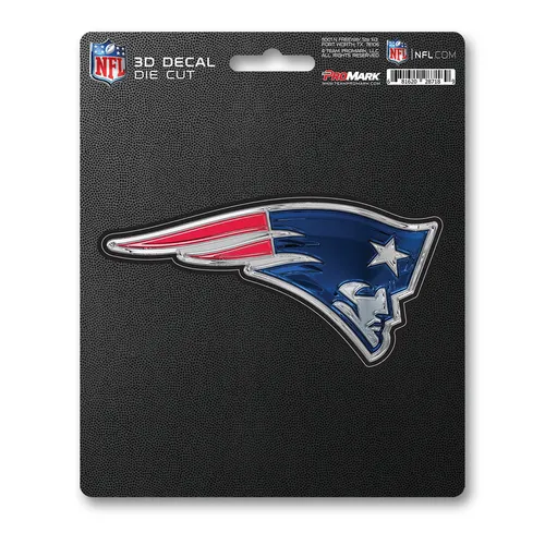 Fan Mats New England Patriots 3D Decal Sticker