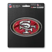 Fan Mats San Francisco 49Ers 3D Decal Sticker