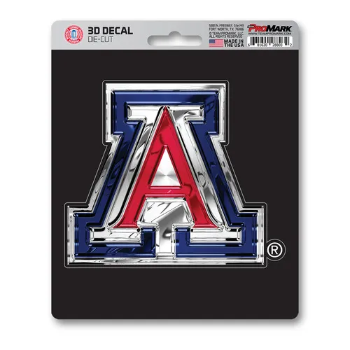 Fan Mats Arizona Wildcats 3D Decal Sticker