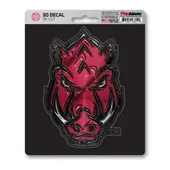 Fan Mats Arkansas Razorbacks 3D Decal Sticker