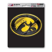 Fan Mats Iowa Hawkeyes 3D Decal Sticker