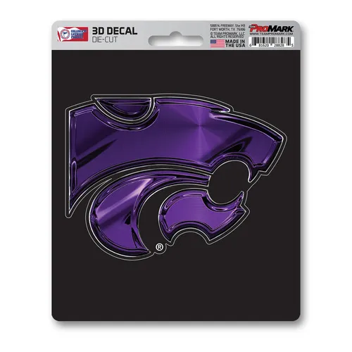 Fan Mats Kansas State Wildcats 3D Decal Sticker