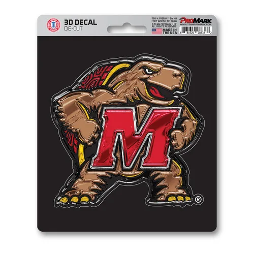 Fan Mats Maryland Terrapins 3D Decal Sticker