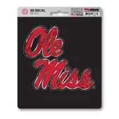 Fan Mats Ole Miss Rebels 3D Decal Sticker