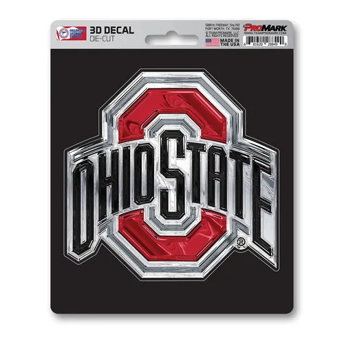 Fan Mats Ohio State Buckeyes 3D Decal Sticker