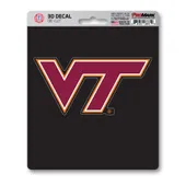 Fan Mats Virginia Tech Hokies 3D Decal Sticker