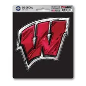 Fan Mats Wisconsin Badgers 3D Decal Sticker