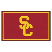 Fan Mats Southern California Trojans 4Ft. X 6Ft. Plush Area Rug