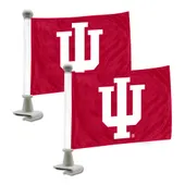 Fan Mats Indiana Hoosiers Ambassador Car Flags - 2 Pack