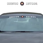 Fan Mats Houston Astros Sun Stripe Windshield Decal 3.25 In. X 34 In.