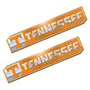 Fan Mats Tennessee Volunteers 2 Piece Heavy Duty Aluminum Embossed Truck Emblem Set