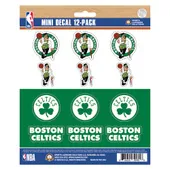 Fan Mats Boston Celtics 12 Count Mini Decal Sticker Pack