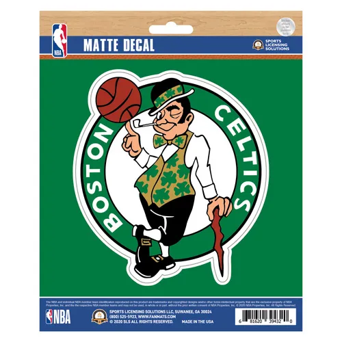 Fan Mats Boston Celtics Matte Decal Sticker