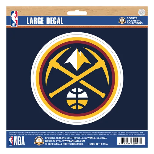 Fan Mats Denver Nuggets Large Decal Sticker