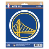 Fan Mats Golden State Warriors Matte Decal Sticker