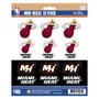 Fan Mats Miami Heat 12 Count Mini Decal Sticker Pack