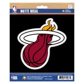 Fan Mats Miami Heat Matte Decal Sticker