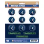 Fan Mats Minnesota Timberwolves 12 Count Mini Decal Sticker Pack