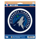 Fan Mats Minnesota Timberwolves Matte Decal Sticker