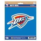 Fan Mats Oklahoma City Thunder Matte Decal Sticker