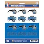 Fan Mats Orlando Magic 12 Count Mini Decal Sticker Pack