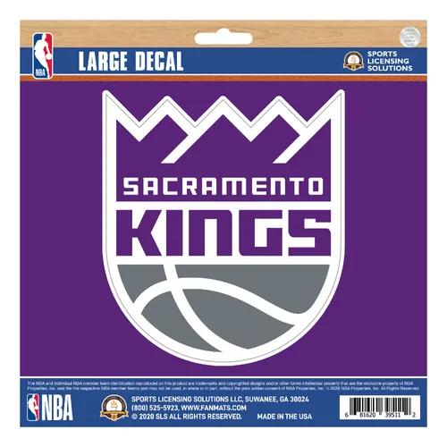 Fan Mats Sacramento Kings Large Decal Sticker