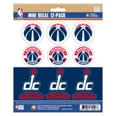 Fan Mats Washington Wizards 12 Count Mini Decal Sticker Pack