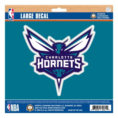 Fan Mats Charlotte Hornets Large Decal Sticker