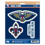 Fan Mats New Orleans Pelicans 3 Piece Decal Sticker Set