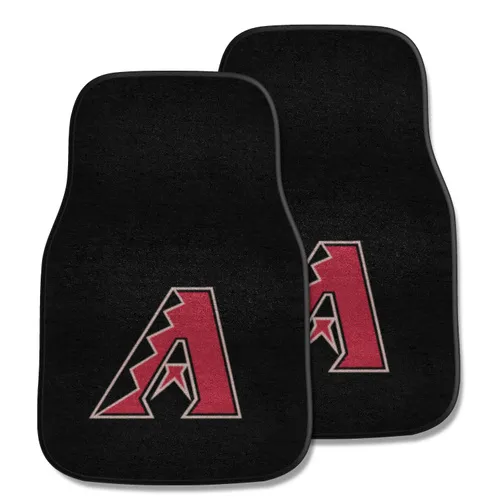 Fan Mats Arizona Diamondbacks Carpet Car Mat Set - 2 Pieces