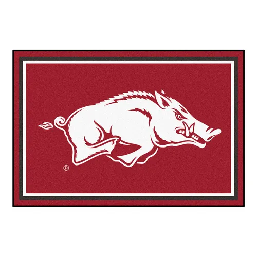 Fan Mats Arkansas Razorbacks 5Ft. X 8 Ft. Plush Area Rug