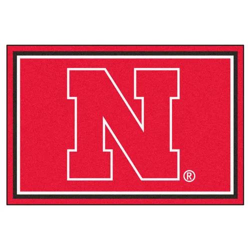 Fan Mats Nebraska Cornhuskers 5Ft. X 8 Ft. Plush Area Rug