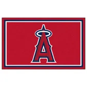 Fan Mats Los Angeles Angels 4Ft. X 6Ft. Plush Area Rug