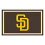 Fan Mats San Diego Padres 4Ft. X 6Ft. Plush Area Rug