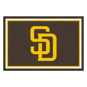 Fan Mats San Diego Padres 5Ft. X 8 Ft. Plush Area Rug