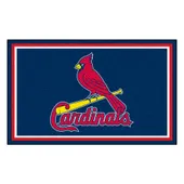 Fan Mats St. Louis Cardinals 4Ft. X 6Ft. Plush Area Rug