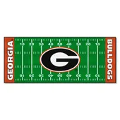 Fan Mats Georgia Bulldogs Field Runner Mat - 30In. X 72In.