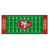 Fan Mats San Francisco 49Ers Field Runner Mat - 30In. X 72In.