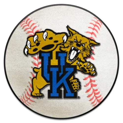 Fan Mats Kentucky Wildcats Baseball Rug - 27In. Diameter