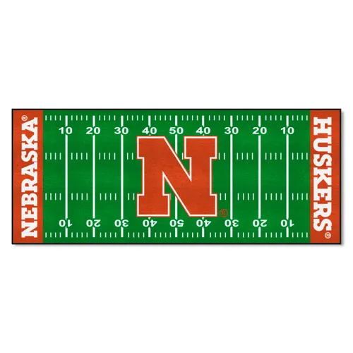 Fan Mats Nebraska Cornhuskers Field Runner Mat - 30In. X 72In.