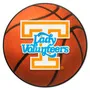 Fan Mats Tennessee Volunteers Basketball Rug - 27In. Diameter