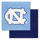 Fan Mats North Carolina Tar Heels Team Carpet Tiles - 45 Sq Ft.