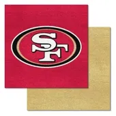 Fan Mats San Francisco 49Ers Team Carpet Tiles - 45 Sq Ft.